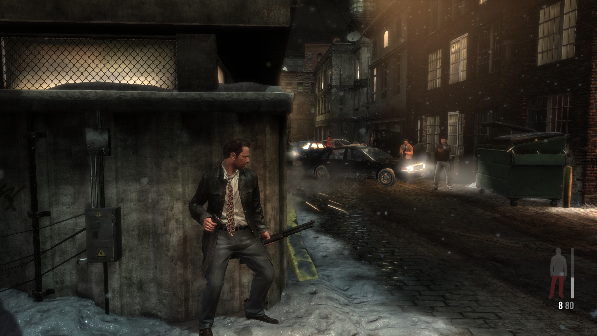 max payne 3 game over screen